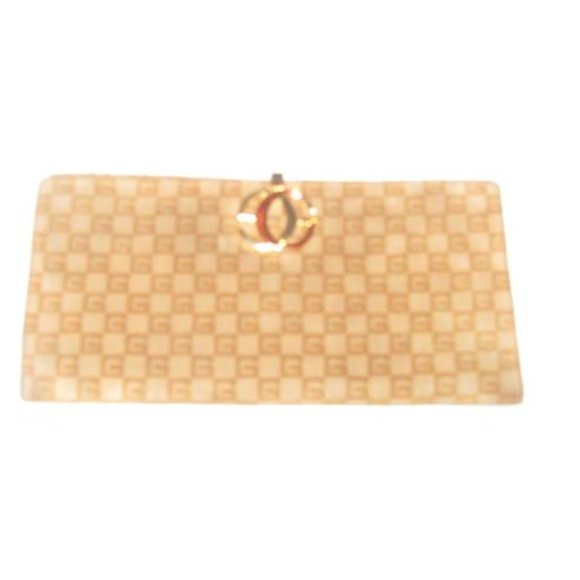 RARE Gucci Brown Square G Logo Print Suede Leather - Picture 7 of 12